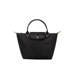 Longchamp S Recycled canvas Handtas Zwart | 802179-CAP