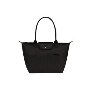 Longchamp S Recycled canvas Schoudertassen Zwart | 376421-DUJ