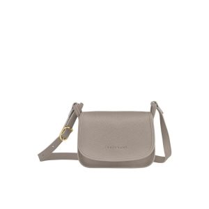 Longchamp S Turtledove Leren Crossbodytassen Grijs | 630485-FAO