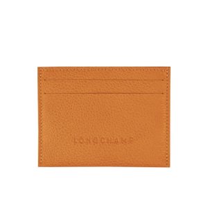 Longchamp Saffron Leren Kaarthouder Oranje | 192738-TSD