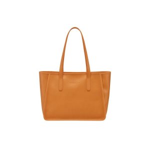 Longchamp Saffron Leren Schoudertassen Oranje | 095173-CHI