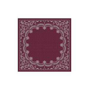 Longchamp Scarf 50 Silk Sjaals Bordeaux | 317092-KMJ