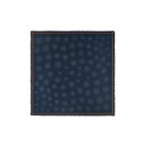 Longchamp Shawl Katoenen Sjaals Donkerblauw | 720491-IPA