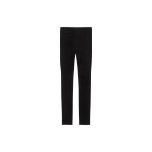 Longchamp Trousers Leren Broek Zwart | 851930-KCT