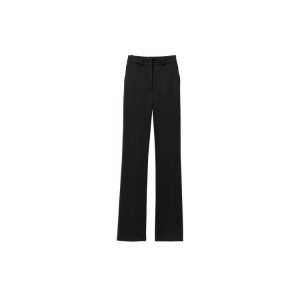 Longchamp Trousers Synthetisch Fibres Broek Zwart | 613489-QGN