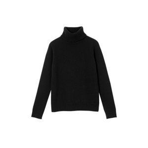 Longchamp Turtleneck Trui Wol Blouse Zwart | 210647-JGF