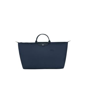 Longchamp Xl Recycled canvas Reistas Donkerblauw | 023458-GYU