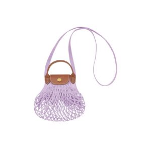 Longchamp Xs Canvas Zak Paars | 571624-SEV