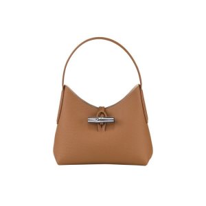 Longchamp Xs Leren Schoudertassen Beige | 705926-WLM