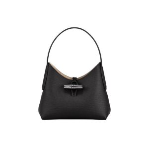 Longchamp Xs Leren Schoudertassen Zwart | 051743-ZWN